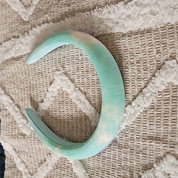 Women's J. Crew Tie Dye Puffer Headband - Picture 2 of 3